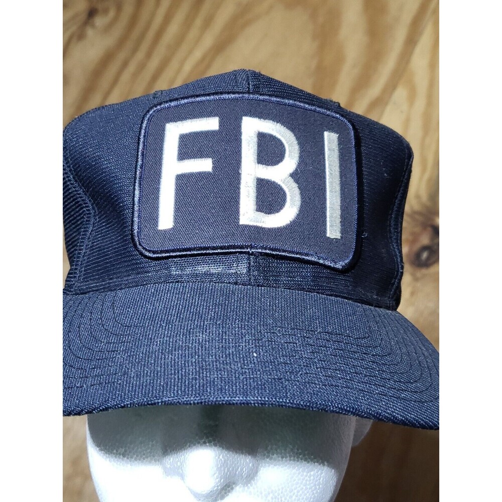 FBI Snapback Hat Blue Unisex One Size Cap Mesh New Era Pro Design
